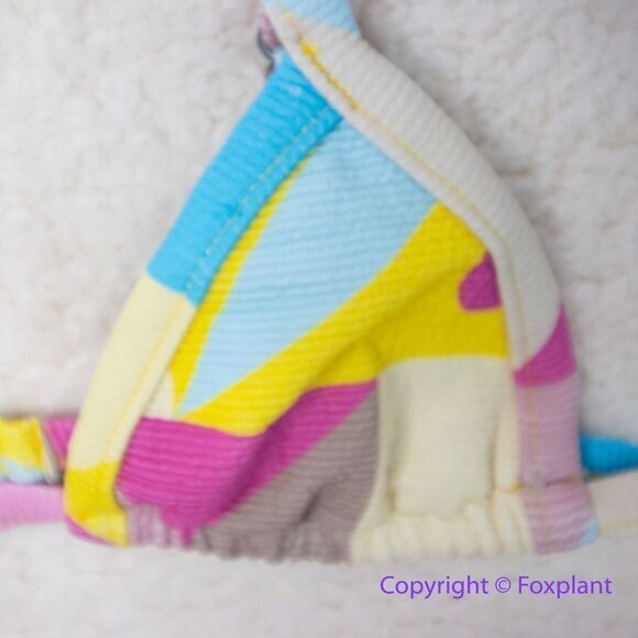 NEW Free People x mello the‎ label Brazilian bikini top, size S - Picture 3 of 7